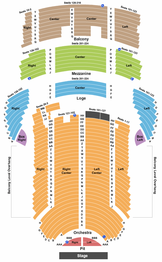 Genesee Theatre Walk Off The Earth Seating Chart